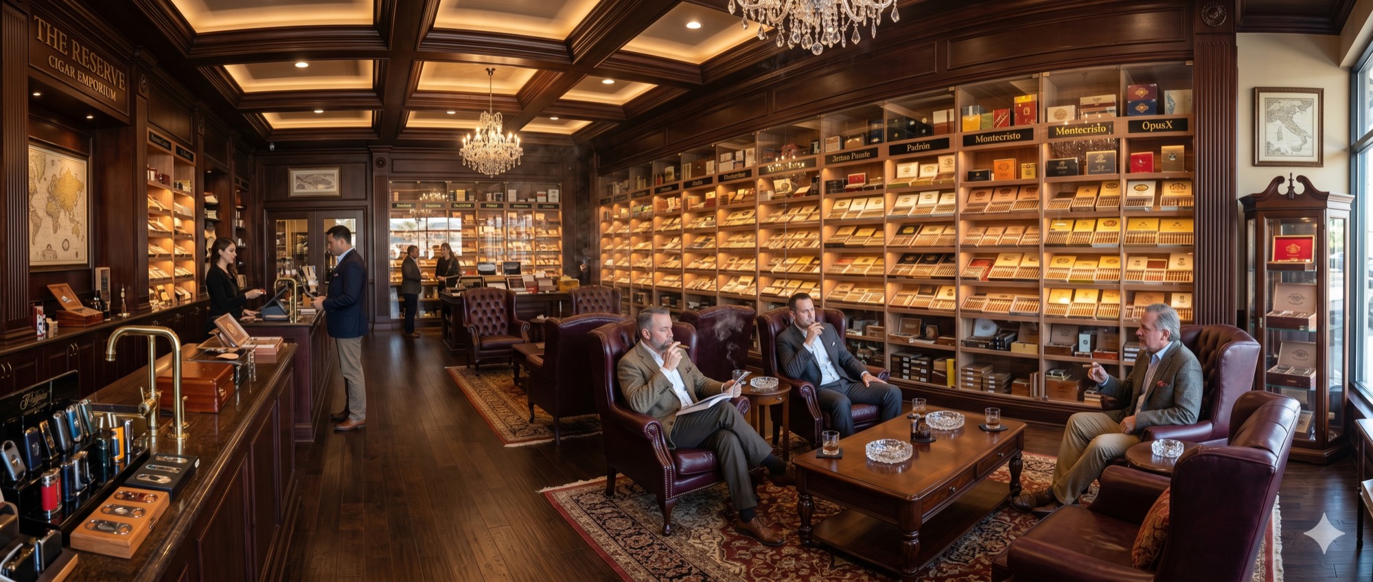 The MDC reserve cigar lounge